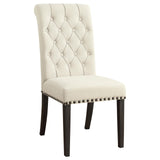 Alana Beige and Smokey Black Upholstered Side Chairs, Set of 2 by Coaster at Eve Furniture