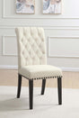 Alana Beige and Smokey Black Upholstered Side Chairs, Set of 2 by Coaster at Eve Furniture