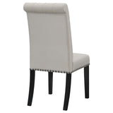 Alana Upholstered Tufted Side Chairs with Nailhead Trim, Set of 2