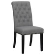 Alana Upholstered Tufted Side Chairs with Nailhead Trim, Set of 2 by Coaster at Eve Furniture