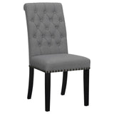 Alana Upholstered Tufted Side Chairs with Nailhead Trim, Set of 2 by Coaster at Eve Furniture