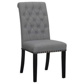 Alana Upholstered Tufted Side Chairs with Nailhead Trim, Set of 2 by Coaster at Eve Furniture