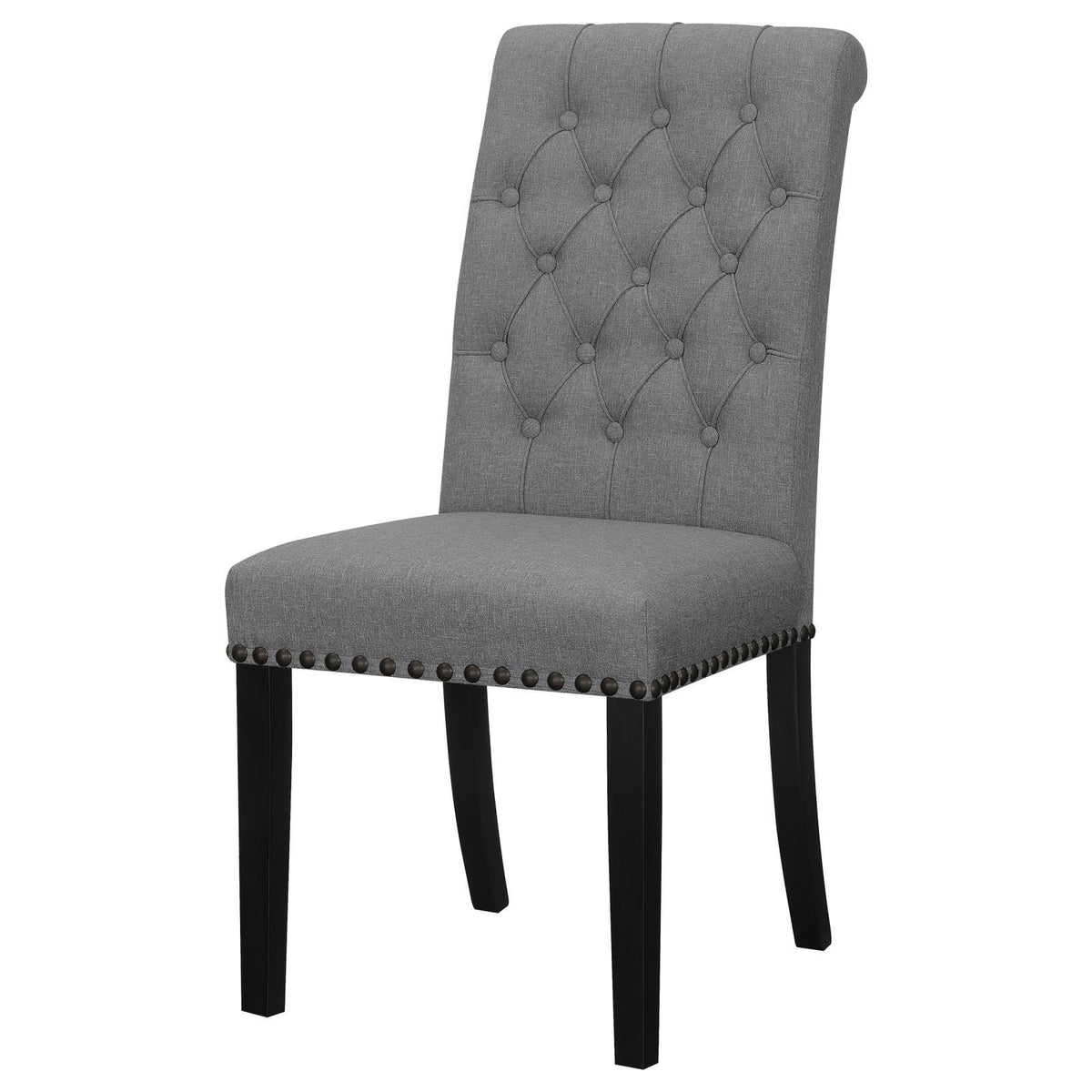 Alana Upholstered Tufted Side Chairs with Nailhead Trim, Set of 2 by Coaster at Eve Furniture