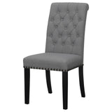 Alana Upholstered Tufted Side Chairs with Nailhead Trim, Set of 2 by Coaster at Eve Furniture