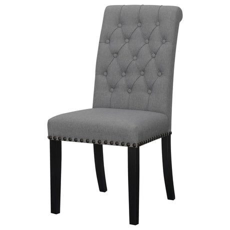 Alana Upholstered Tufted Side Chairs with Nailhead Trim, Set of 2 by Coaster at Eve Furniture