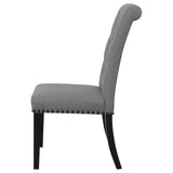 Alana Upholstered Tufted Side Chairs with Nailhead Trim, Set of 2 by Coaster at Eve Furniture