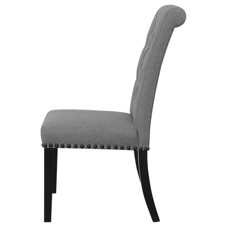 Alana Upholstered Tufted Side Chairs with Nailhead Trim, Set of 2 by Coaster at Eve Furniture