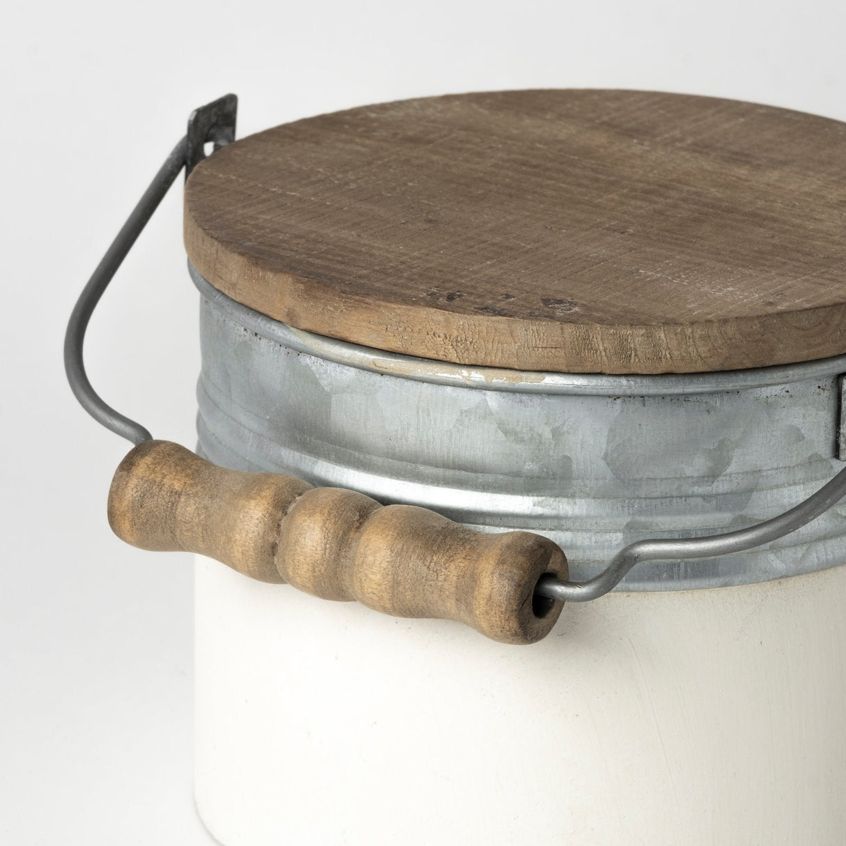 Alani (Set of 3) White Metal Storage Boxes by Mercana at Eve Furniture