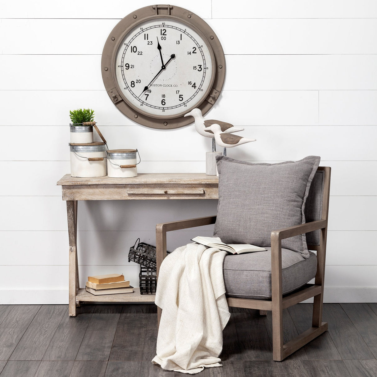 Alani (Set of 3) White Metal Storage Boxes by Mercana at Eve Furniture