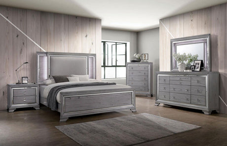 Alanis Light Gray Chest by Furniture of America at Eve Furniture