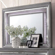 Alanis Light Gray Mirror by Furniture of America at Eve Furniture