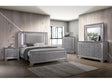 Alanis Light Gray 4-Piece Queen Bedroom Set by Furniture of America at Eve Furniture