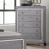 Alanis Light Gray Chest by Furniture of America at Eve Furniture