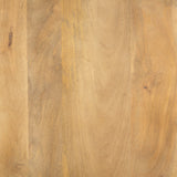 Alanna 22.0L x 15.0W x 22.0H Set of 2 Brown Wood Nesting Accent Tables by Mercana at Eve Furniture