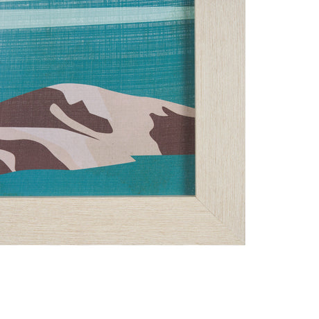 Alaska Go USA (L) by Mercana Studio a Hand Embellished Decograph Framed Art Print by Mercana at Eve Furniture