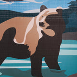 Alaska Go USA (L) by Mercana Studio a Hand Embellished Decograph Framed Art Print by Mercana at Eve Furniture