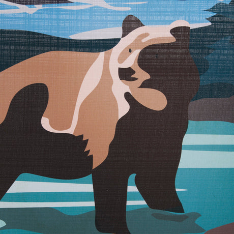Alaska Go USA (L) by Mercana Studio a Hand Embellished Decograph Framed Art Print by Mercana at Eve Furniture