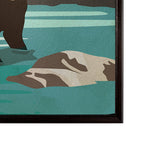 Alaska Go USA (SM) by Mercana Studio a Hand Embellished Decograph Framed Art Print by Mercana at Eve Furniture