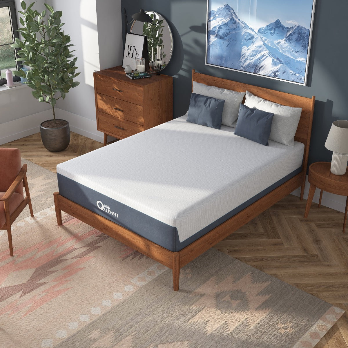Alaska Ultra Cool Fabric + Cooling Gel Memory Foam Mattress by NapQueen at Eve Furniture
