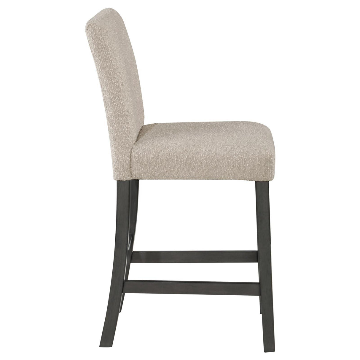 Alba Boucle Upholstered Counter Height Dining Chair Beige and Charcoal Grey (Set of 2) by Coaster at Eve Furniture