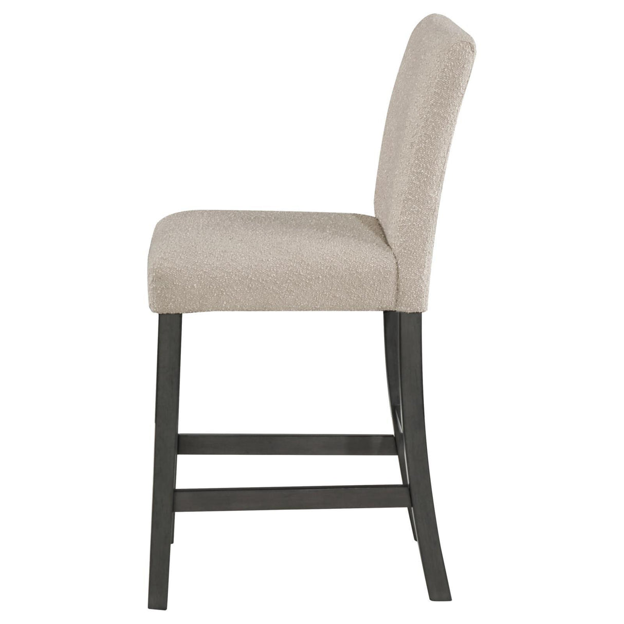 Alba Boucle Upholstered Counter Height Dining Chair Beige and Charcoal Grey (Set of 2) by Coaster at Eve Furniture