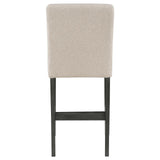 Alba Boucle Upholstered Counter Height Dining Chair Beige and Charcoal Grey (Set of 2) by Coaster at Eve Furniture