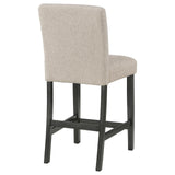 Alba Boucle Upholstered Counter Height Dining Chair Beige and Charcoal Grey (Set of 2) by Coaster at Eve Furniture