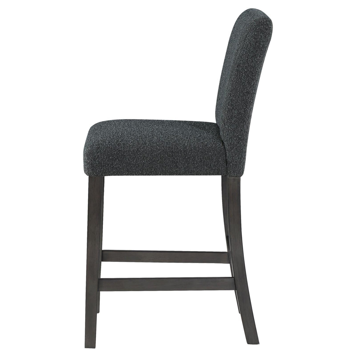 Alba Boucle Upholstered Counter Height Dining Chair Black and Charcoal Grey (Set of 2) by Coaster at Eve Furniture