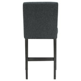 Alba Boucle Upholstered Counter Height Dining Chair Black and Charcoal Grey (Set of 2) by Coaster at Eve Furniture