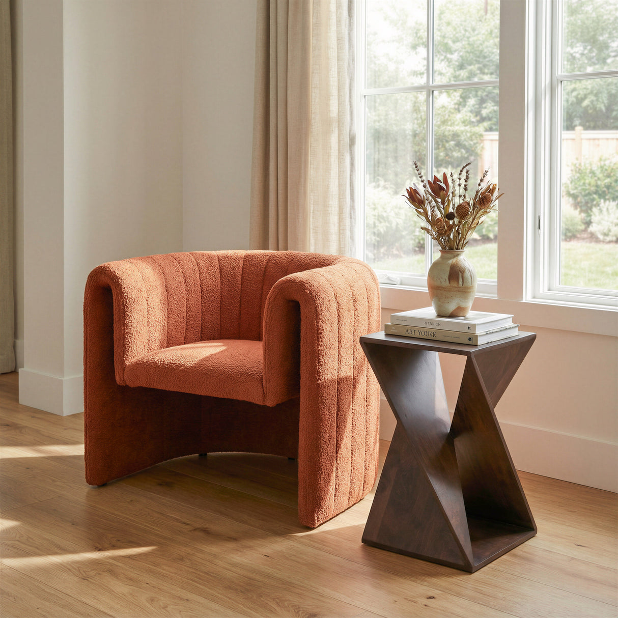 Alba Walnut Accent Table by Zuomod at Eve Furniture