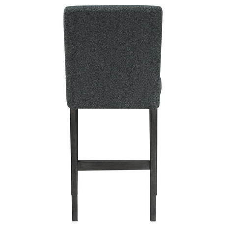Alba Boucle Upholstered Counter Height Dining Chair Black and Charcoal Grey (Set of 2) by Coaster at Eve Furniture