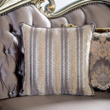 Albacete Champagne/Purple Loveseat by Furniture of America at Eve Furniture