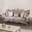 Albacete Champagne/Purple Sofa by Furniture of America at Eve Furniture