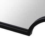 Albany 2 Black Wall Mirror by Crestview at Eve Furniture
