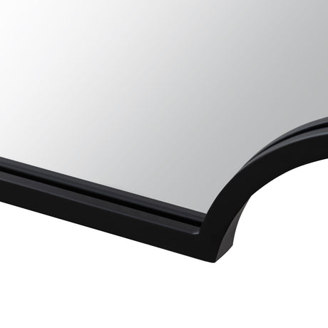 Albany 2 Black Wall Mirror by Crestview at Eve Furniture