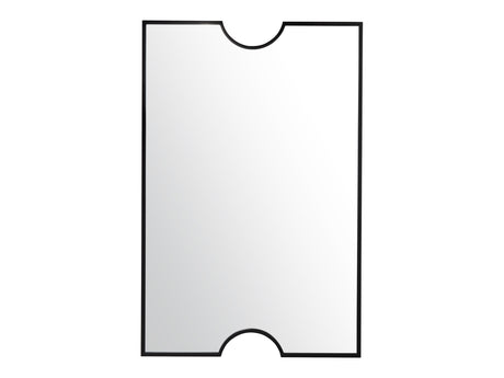 Albany 2 Black Wall Mirror by Crestview at Eve Furniture