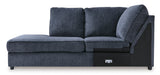 Albar Place Cobalt 2-Piece Left Arm Facing Chaise Sectional by Ashley at Eve Furniture