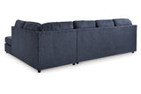 Albar Place Cobalt 2-Piece Sectional by Ashley at Eve Furniture