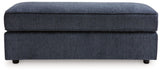 Albar Place Cobalt Oversized Accent Ottoman by Ashley at Eve Furniture