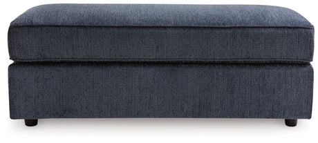 Albar Place Cobalt Oversized Accent Ottoman by Ashley at Eve Furniture