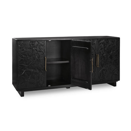 Albero 4 Door Buffet - Black by Classic Home at Eve Furniture