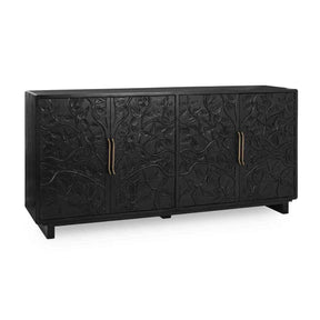 Albero 4 Door Buffet - Black by Classic Home at Eve Furniture