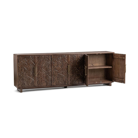 Albero Kona Brown 6 Door Cabinet by Classic Home at Eve Furniture