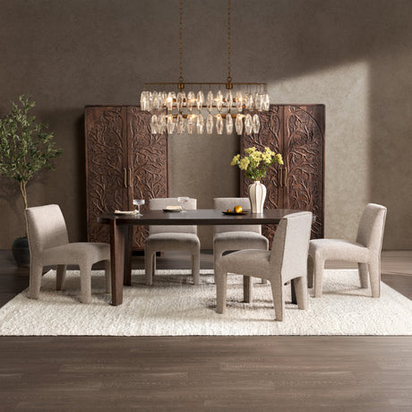 Albero Dining Table - Bark Brown by Classic Home at Eve Furniture