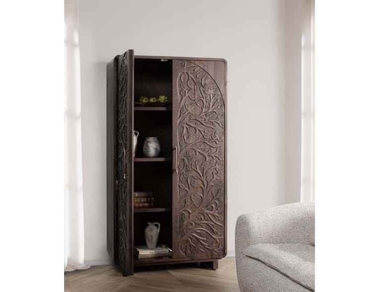 Albero Kona Brown Tall Cabinet by Classic Home at Eve Furniture