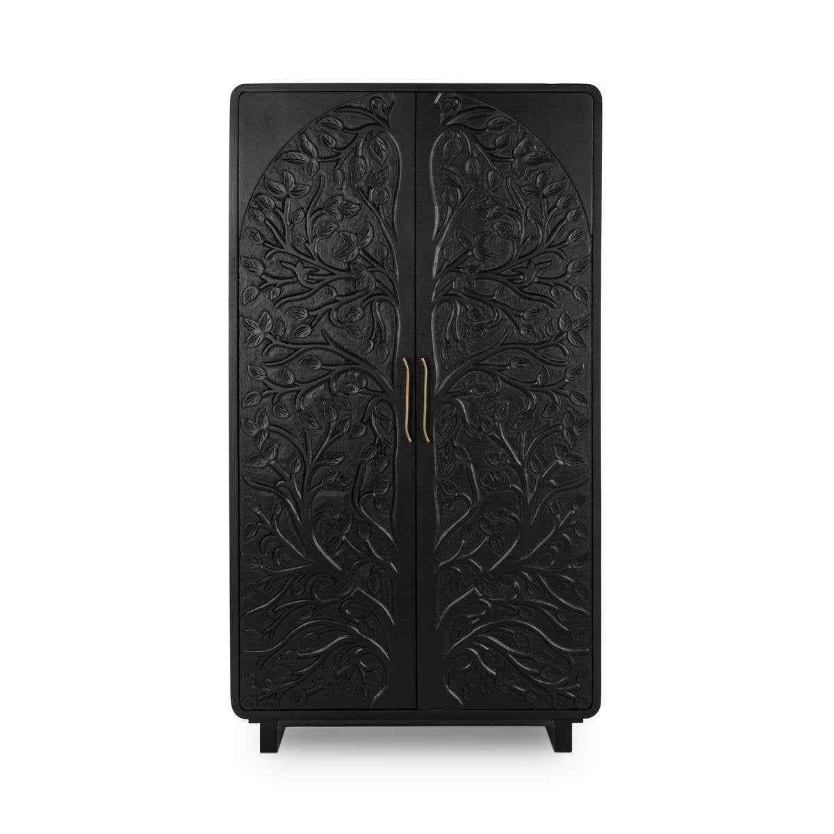 Albero Tall Cabinet - Black by Classic Home at Eve Furniture