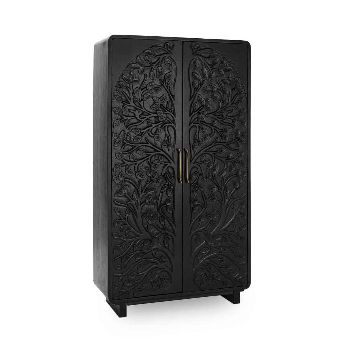 Albero Tall Cabinet - Black by Classic Home at Eve Furniture