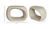 Albers Outdoor Stool Cream by Moe's Home at Eve Furniture