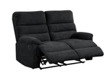 Albert Black Fabric Reclining Living Room Set by Happy Homes at Eve Furniture