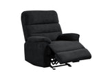 Albert Black Fabric Reclining Living Room Set by Happy Homes at Eve Furniture